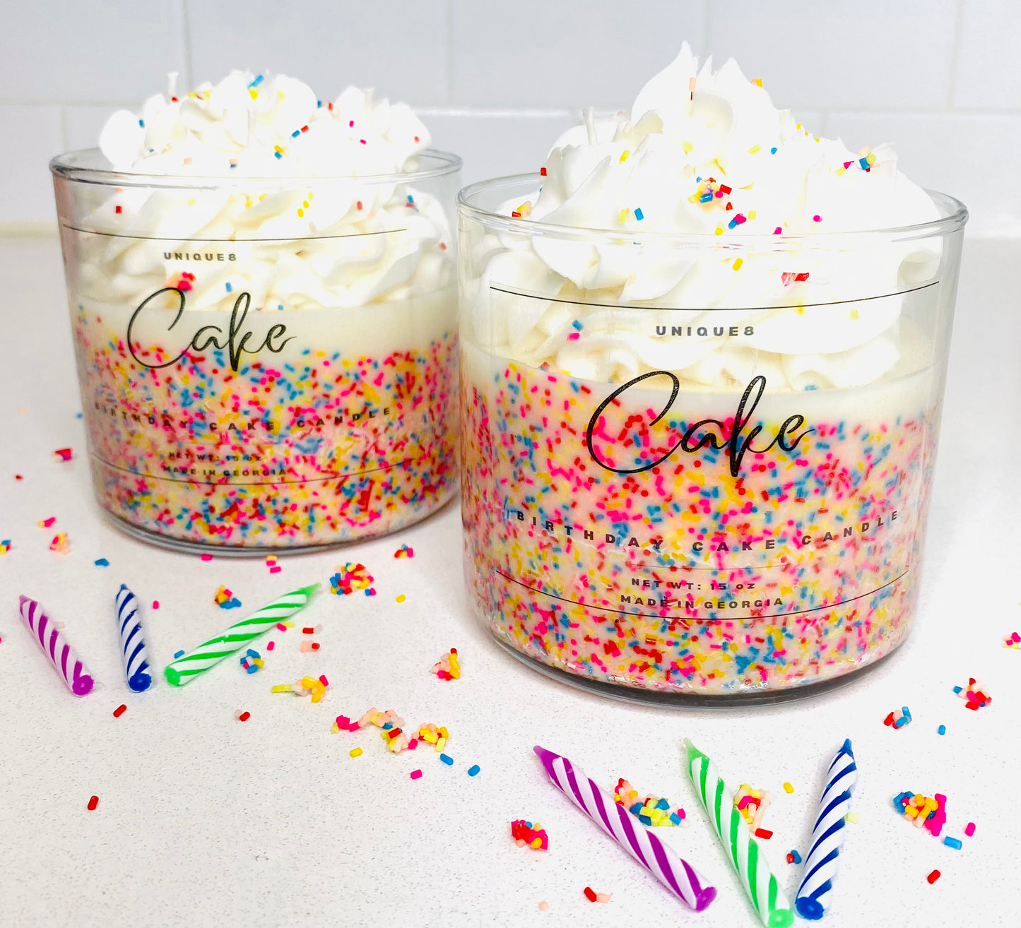 Birthday Cake Soy Candle