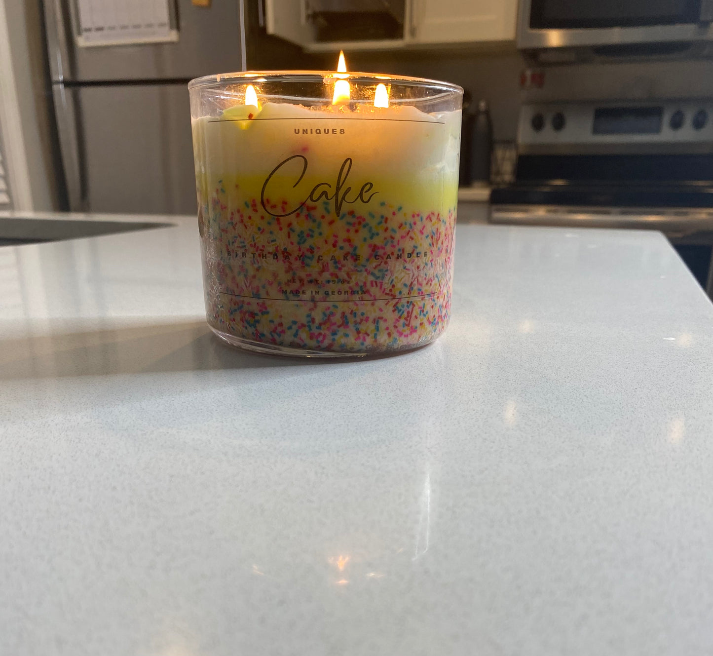 Birthday Cake Soy Candle