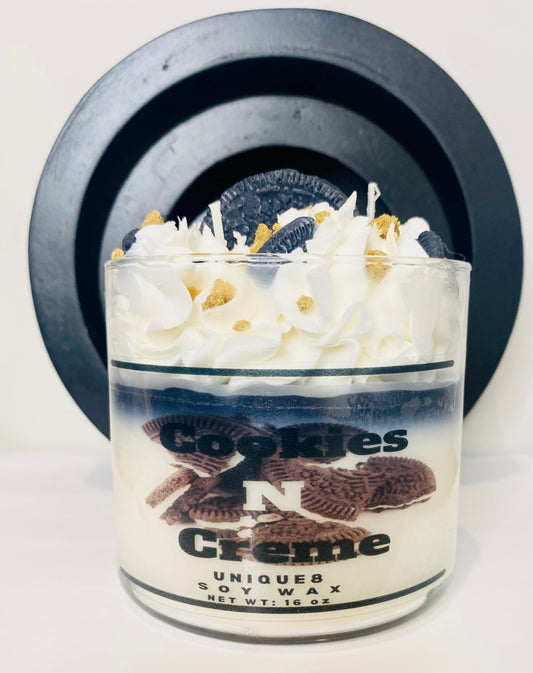 Cookies N Creme 3 Wick Soy Wax Candle