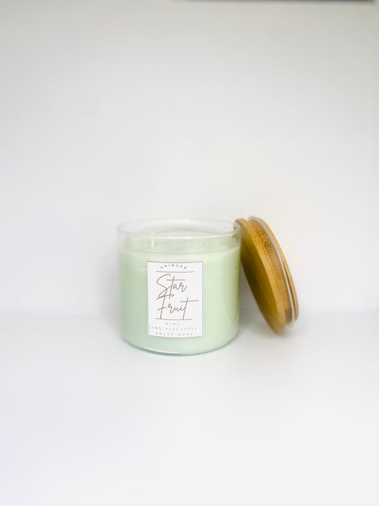 StarFruit 16z 3 Wick Scented Soy Candle
