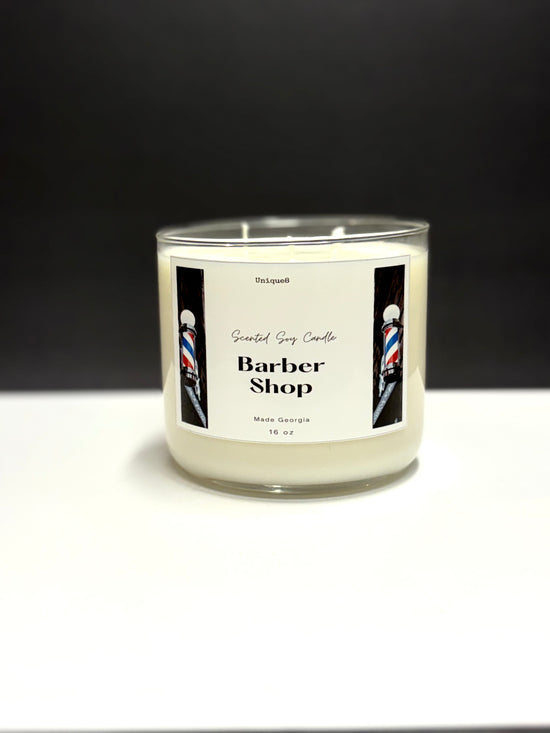 Barber shop Soy Wax Candle