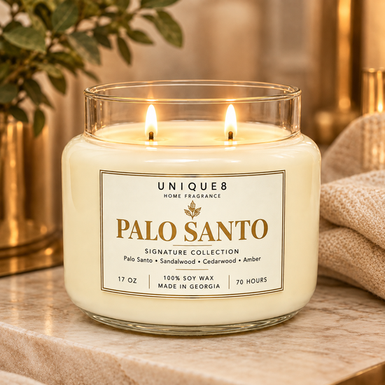 Palo Santo Soy Candle 17oz cotton wick