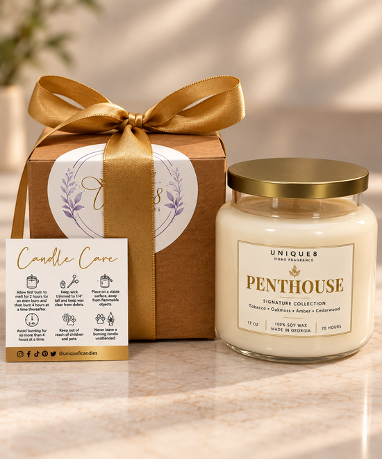 Penthouse Soy Candle 17oz cotton wick