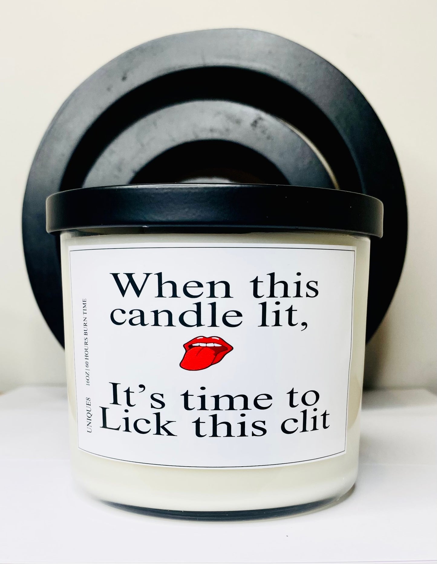 When this candle LIT, It's time to Lick this Clit Candle