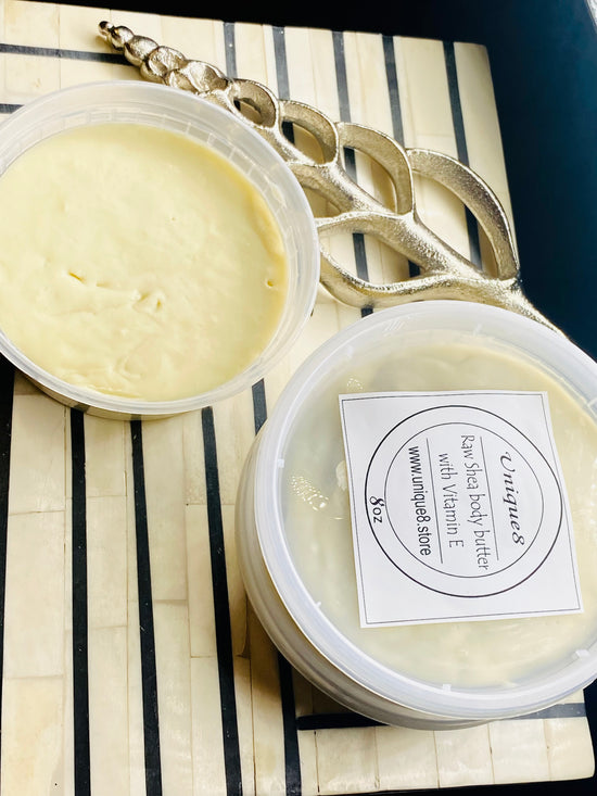 All Natural Body Butter 100% Raw Shea Butter with Vitamin E