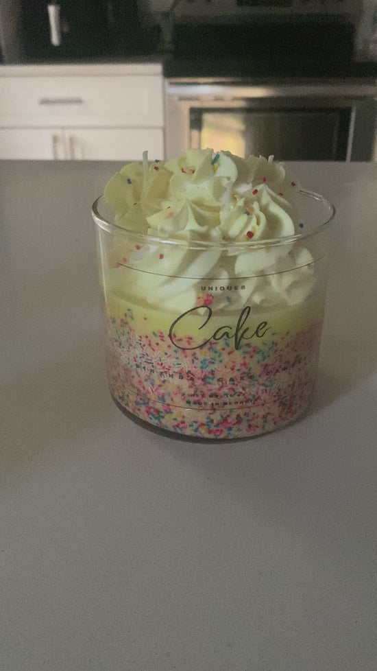 Birthday Cake Soy Candle