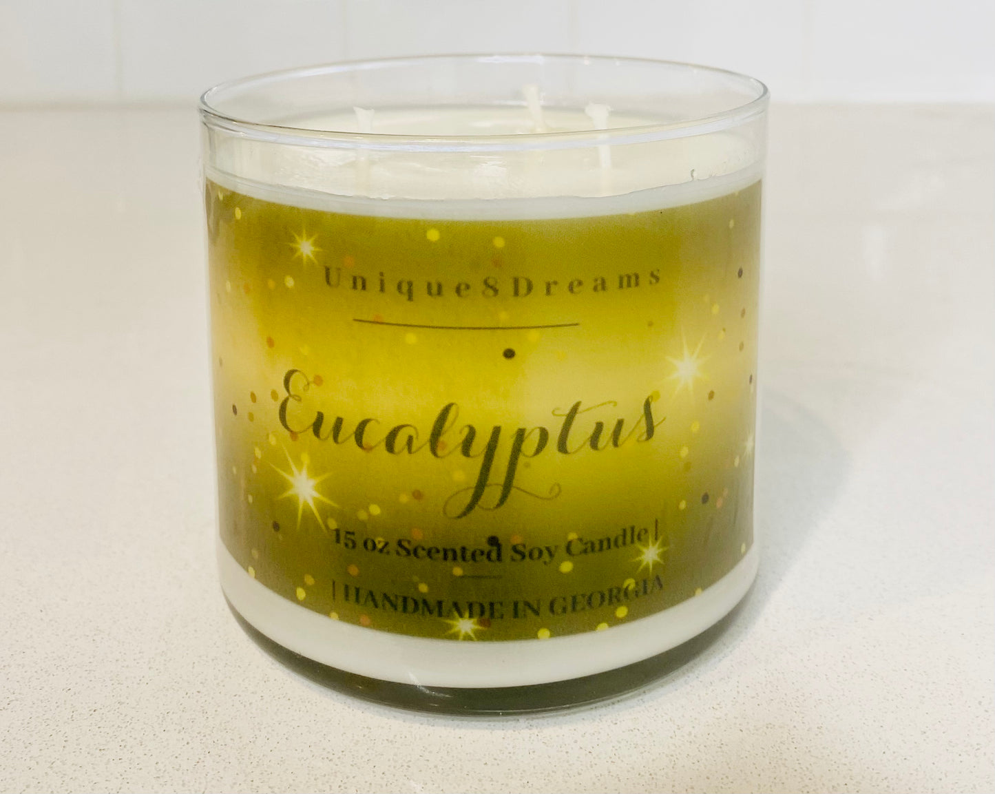 Eucalyptus Triple Wick Scented Soy Candle